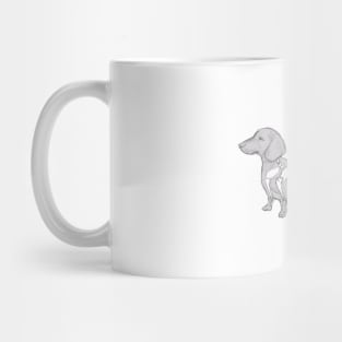 Dachshund Skeleton Mug